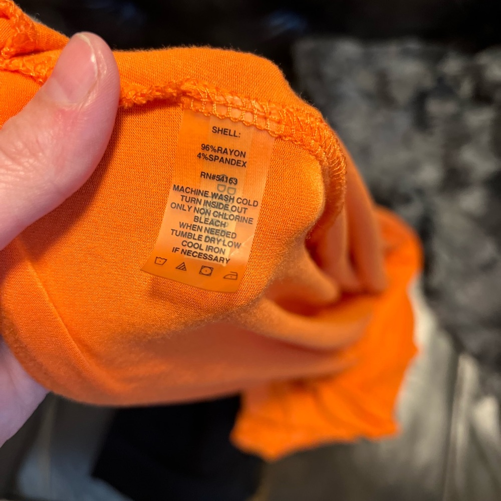 Calvin Klein Bright Orange Sun Dress - Picture 5 of 5